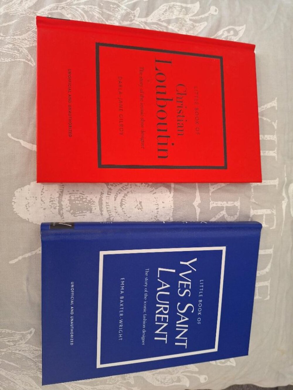 2 Little Books of Fashion Houses Yves Saint Laurent & Christian Louboutin